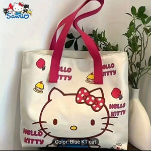 NWOT, Hello Kitty, Pink/White Tote Bag.